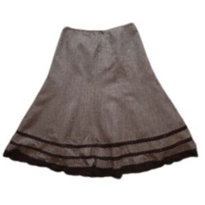 Talbots Petites Women's Size 6 Wool/Silk Midi Skirt